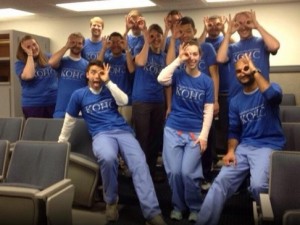 University of Kentucky first year dental students are a part of the #KySmileTeam.