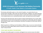 COVID-19 Impacts on the Kentucky Child Welfare Community: A Public Health Crisis Meets a Vulnerable System