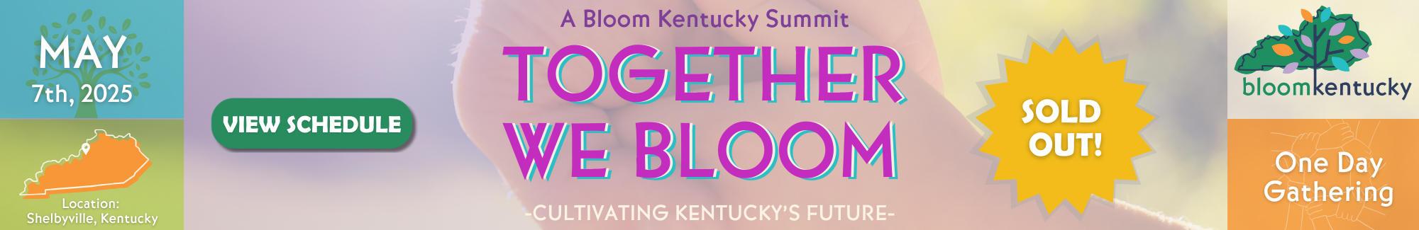 Together We Bloom Conference May 7 2025 banner image